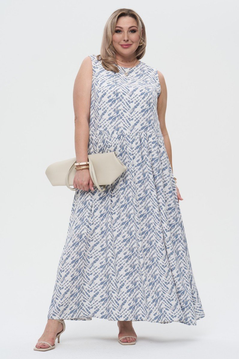 Платье отрезное по талии INTIKOMA