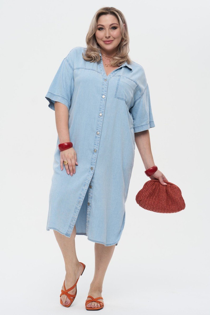 Платье-рубашка INTIKOMA