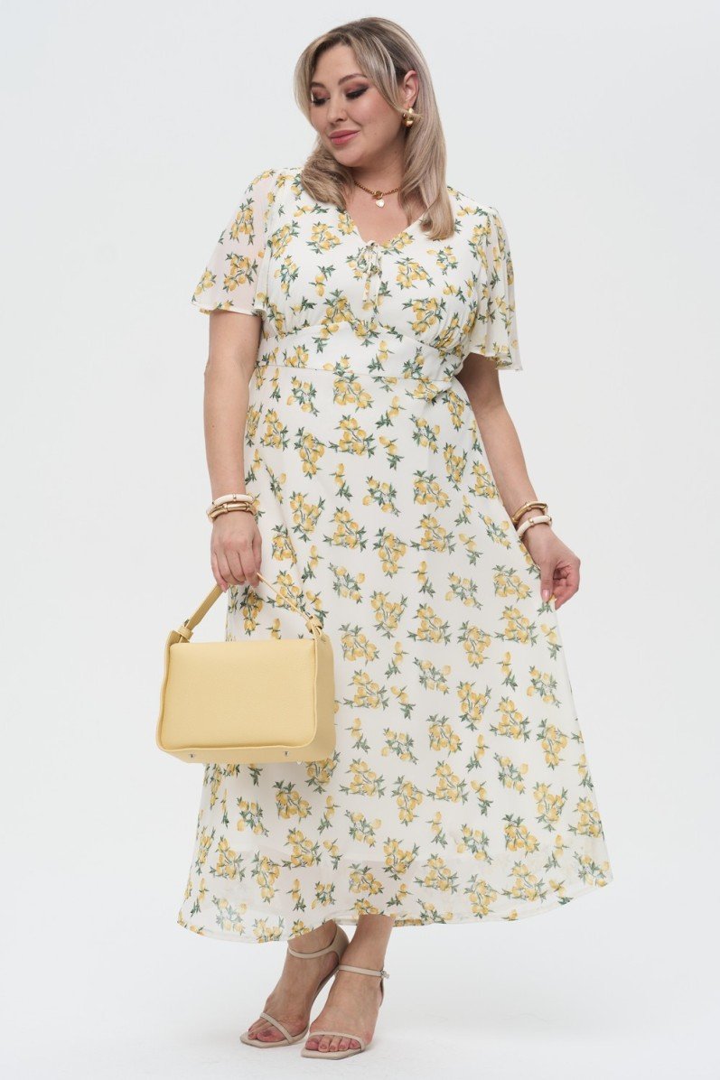 Платье отрезное по талии INTIKOMA