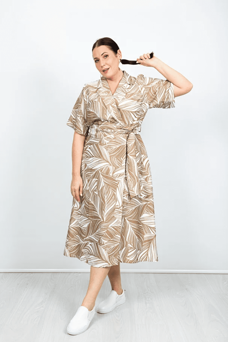 Платье с запахом Amazone