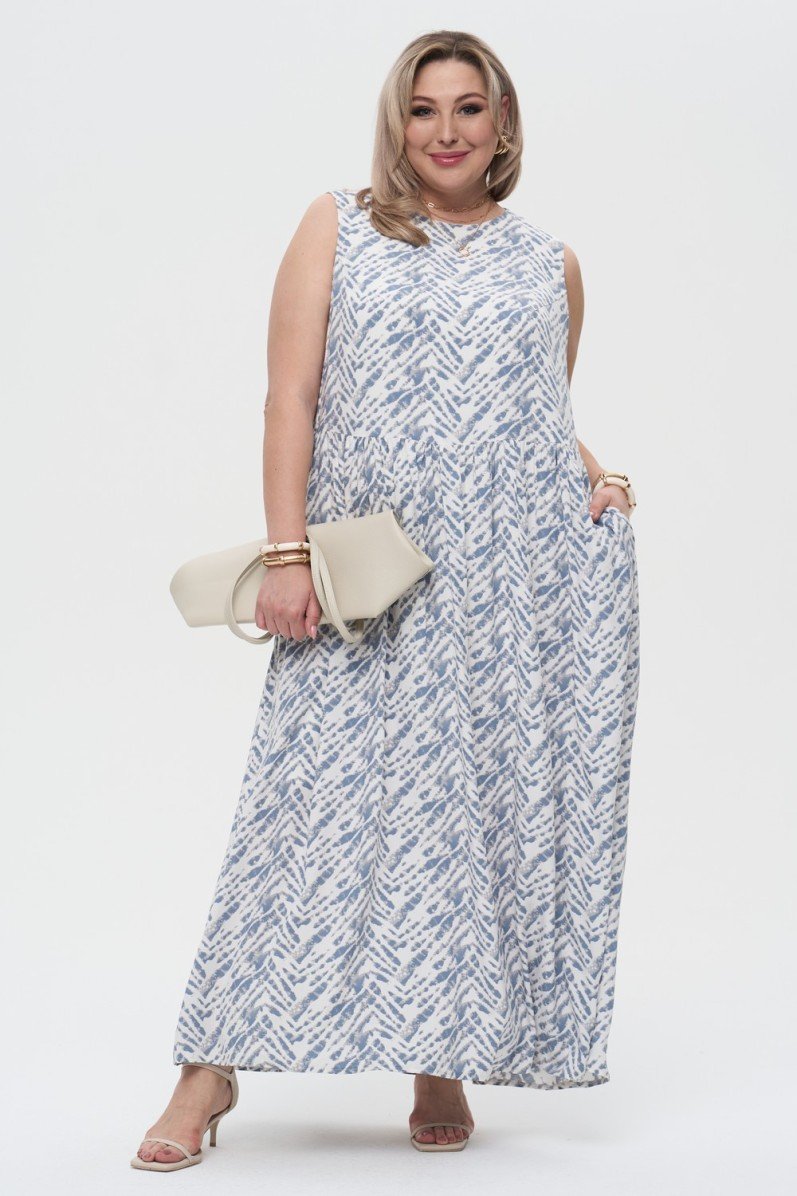 Платье отрезное по талии INTIKOMA